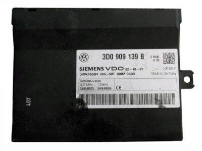 Модуль комфорта vw touareg 3d0909139b 5wk48504 программирование фото №1