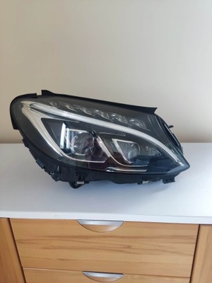 MERCEDES C W205 FARO DERECHA PARTE DELANTERA COMPLETO DIODO LUMINOSO LED A2059069401  