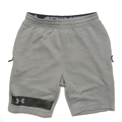 UNDER ARMOUR Fitted szare męskie spodenki bermudy M