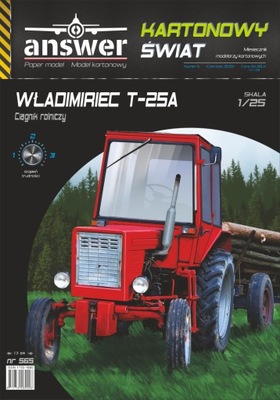 Traktor, ciągnik Władimiriec T-25A, Answer, 1:25