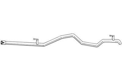 BOSAL TUBO DE ESCAPE PARTE TRASERA VW LT 28-46 II 2.5D 2.8D 05.96-07.06  