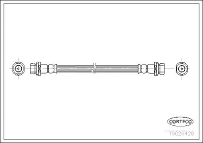 CORTECO 19026426 CABLE ELASTIC BRAKES - milautoparts-fr.ukrlive.com