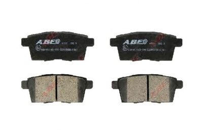 Abe комплект тормозных колодок ham. задняя ford usa edge фото №1