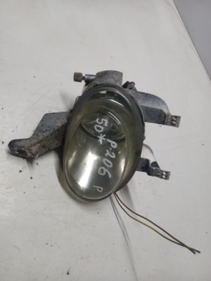 Противотуманная фара правый передний peugeot 206 9628733980 фото №1