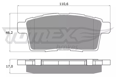 КОЛОДКИ HAM.TYL MAZDA CX-7 07-