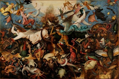 P. Bruegel - Upadek zbuntowanych aniołów - 60x40