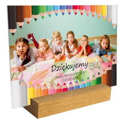 Podziękowanie ze zdjęciem przedszkole 15x21 PX027