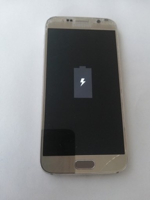 Smartfon SAMSUNG Galaxy S6 (SM-G920F) 32GB, uszkodzony MS164.08