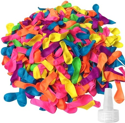 1000 sztuk małe lateksowe balony wodne, kolorowe