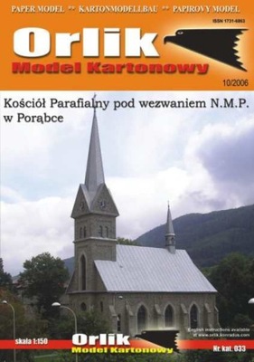 ORLIK 033. Kościół parafialny w Porąbce