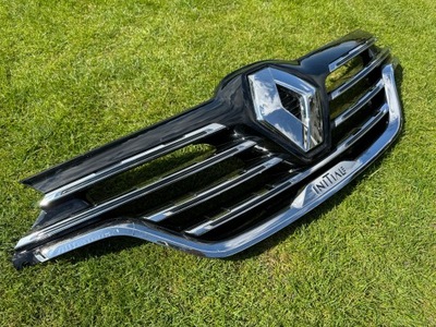 Renault koleos initiale 2 ii 17- решётка радиатора хром решётка радиатора бампера передняя перед фото №1