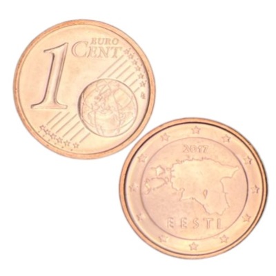 Moneta – Estonia – 1 EURO-CENT – 2017