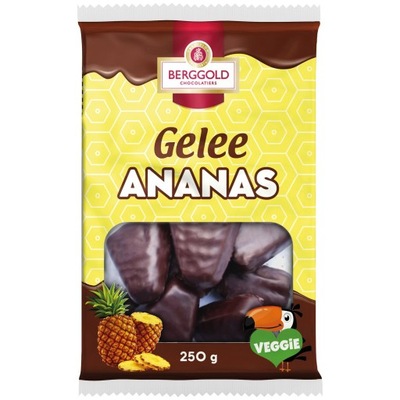 Galaretki Ananasowe Berggold 250 g z Niemiec