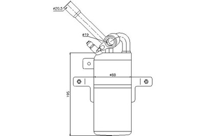 Nissens осушитель кондиционера ford tourneo connect фото №1