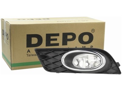 Противотуманная фара противотуманный левый depo 117-2010l-uq фото №1
