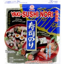Marufuji Yaki Nori wodorosty do sushi 10szt 20g