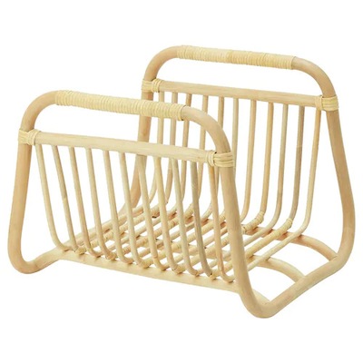 STOJAK NA CZASOPISMA GAZETY, RATTAN 41x37cm BUSKBO