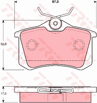 ZAPATAS HAMULC. FIAT ULYSSE 02- PARTE TRASERA  