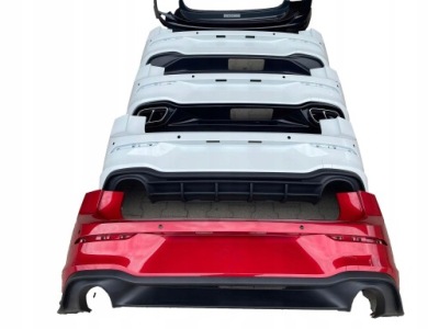 Vw golf 8 viii gti clubsport бампер задняя lc3j lc9a фото №1