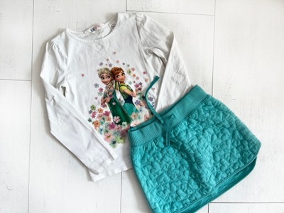 Elsa i Anna bluzka i spódnica zestaw