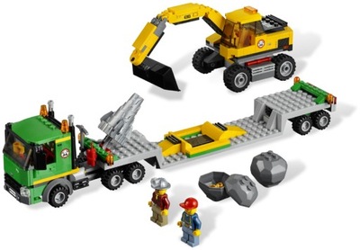 LEGO City 4203 Koparka z transporterem Używane