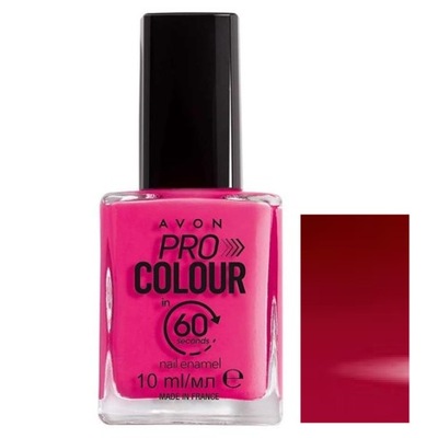 AVON PRO Lakier do paznokci DASHING RED 60 sekund