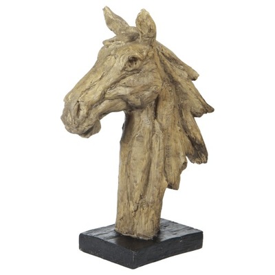 Figurka Głowy Konia - Stylowa Żywiczna Rzeźba