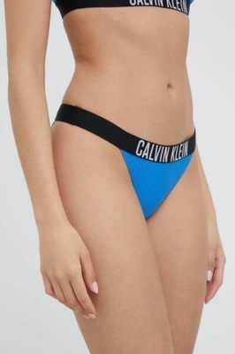 CALVIN KLEIN DÓŁ OD BIKINI MAJTKI NIEBIESKIE L SPH