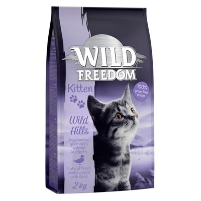 Sucha karma dla kota Wild Freedom KITTEN kaczka