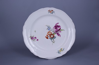 Miśnia Meissen. Zabytkowy talerz. 1733-1763