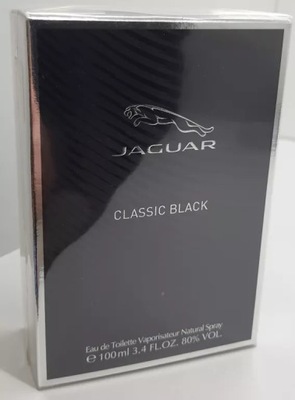 WODA TOALETOWA JAGUAR CLASSIC BLACK 100ML FOLIA