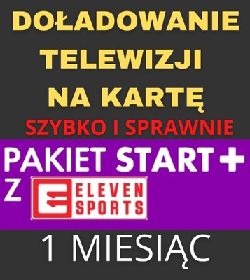 DOŁADOWANIE TNK PAKIET START+ z ELEVEN SPORTS 1 m