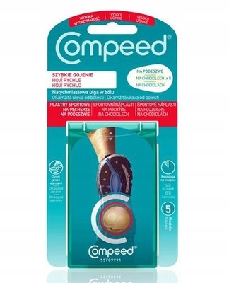 COMPEED plastry pęcherze na podeszwie 5 sztuk