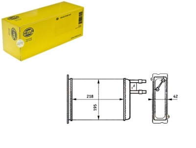 Отопитель [hella] фото №1