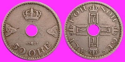 Norwegia 50 ore 1927 /1432