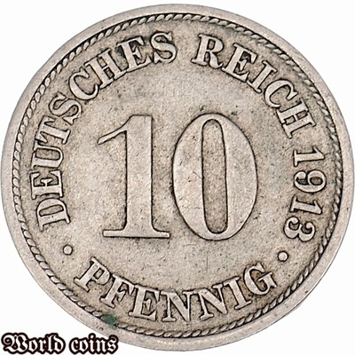 10 PFENNIG 1913 F