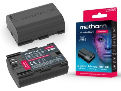 Akumulator Mathorn do Canon LP-E6NH 2400mAh USB-C