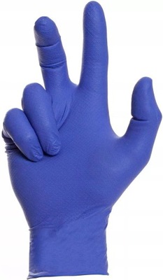 GRIPPAZ rękawice nitrylowe r. L niebieskie 50 szt.