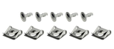 Кліпси захист коробки передач audi a6 c4 c5 c6 kpl фото №1