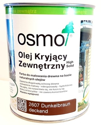 Osmo 2607 OLEJ KRYJĄCY ZEWNĘTRZNY 2,5l Ciemny Brąz