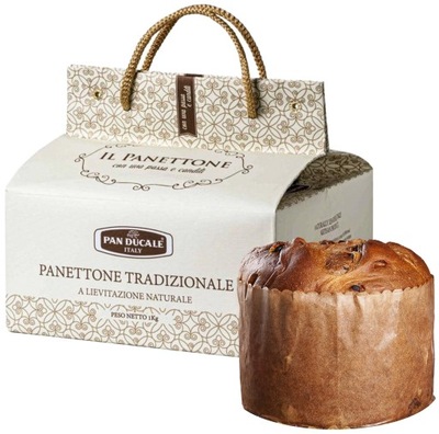 Babka PANETTONE TRADYCYJNA z rodzynkami 1kg Włoska DROŻDŻOWA