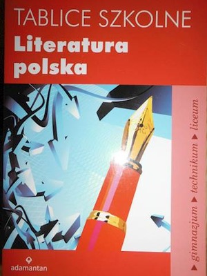 Tablice szkolne literatura polska -