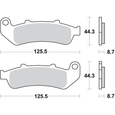 PADS BRAKE SBS 685 HS  