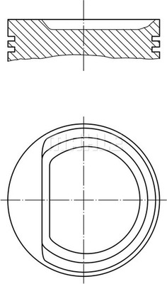 MAHLE ORIGINAL 010 29 01 Píst