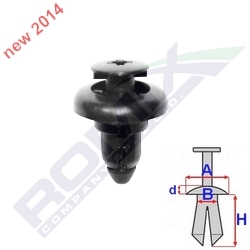 Штифт розпірний накладки бамперів suzuki фото №1