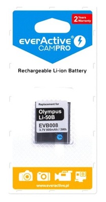 CamPro do Olympus LI-50B bateria Li-io 800mAh 3,7V