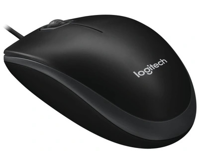 Mysz przewodowa optyczna Logitech B100 czarna