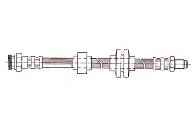 QUICK BRAKE CABLE DE FRENADO ELÁSTICO PARTE TRASERA IZQUIERDA/DERECHA ALFA ROMEO 166  