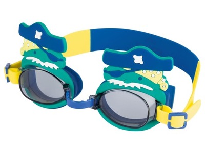 Okulary OKULARKI do Pływania dla Dzieci Wygodne Crivit PIRAT 3+