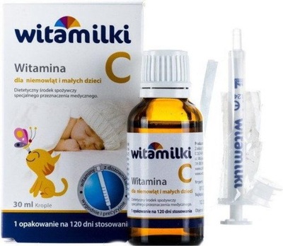 WITAMILKI WITAMINA C KROPLE 60ML DLA DZIECI